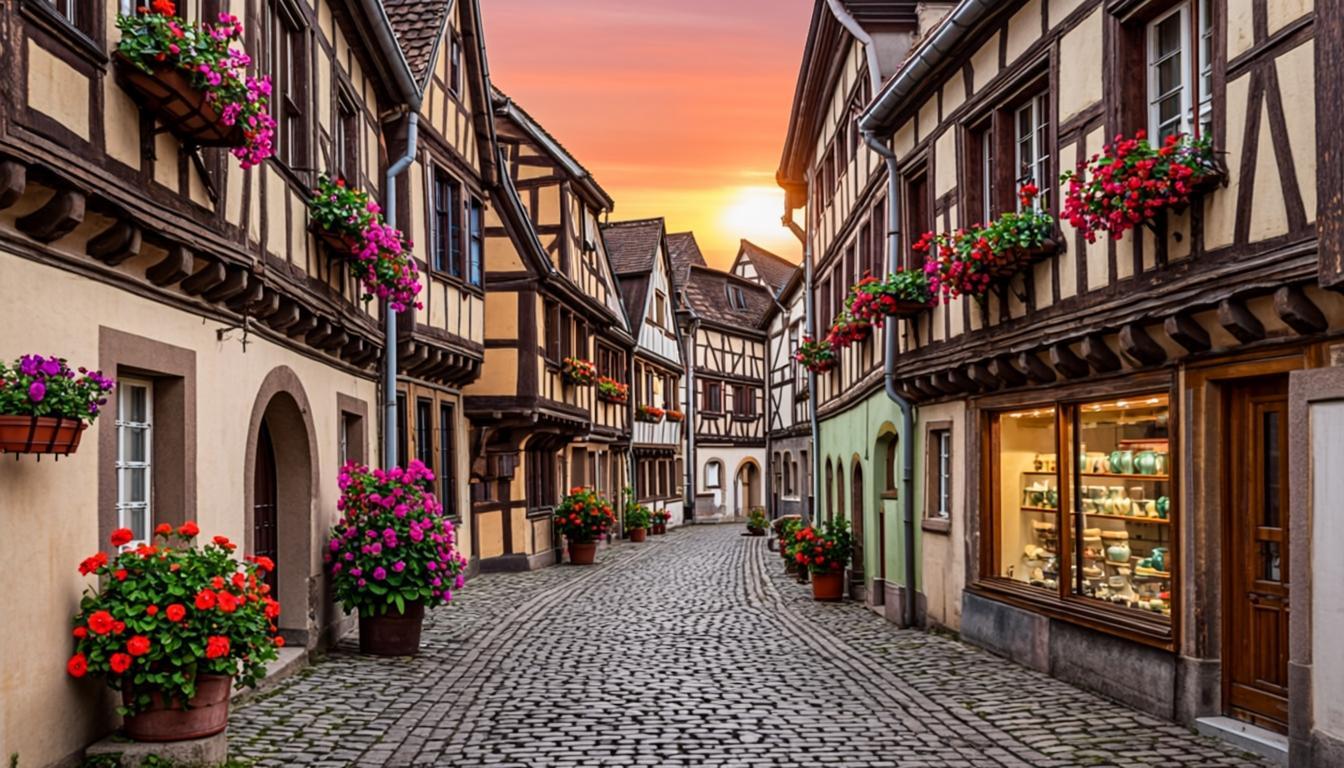 Atmosphère historique et vivante – Ribeauvillé, Alsace